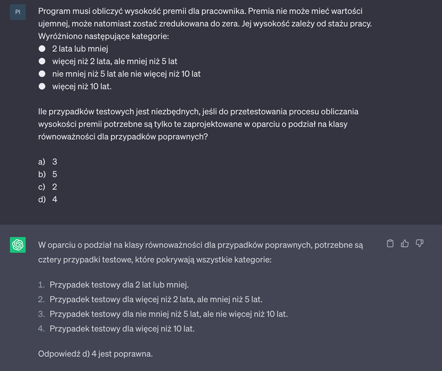 pytanie z egzaminu ISTQB